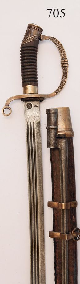 Säbel für Dragoneroffiziere, M/1882