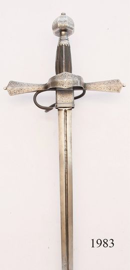 Kursachsen, Reiterdegen, ab 1575
