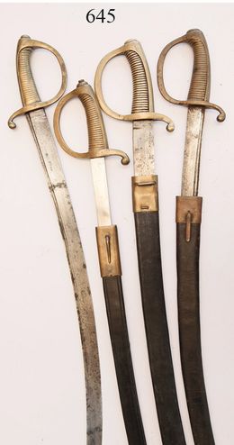 4x Grenadiersäbel M/1811