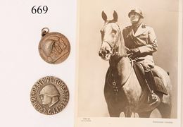 Photopostkarte Mussolini